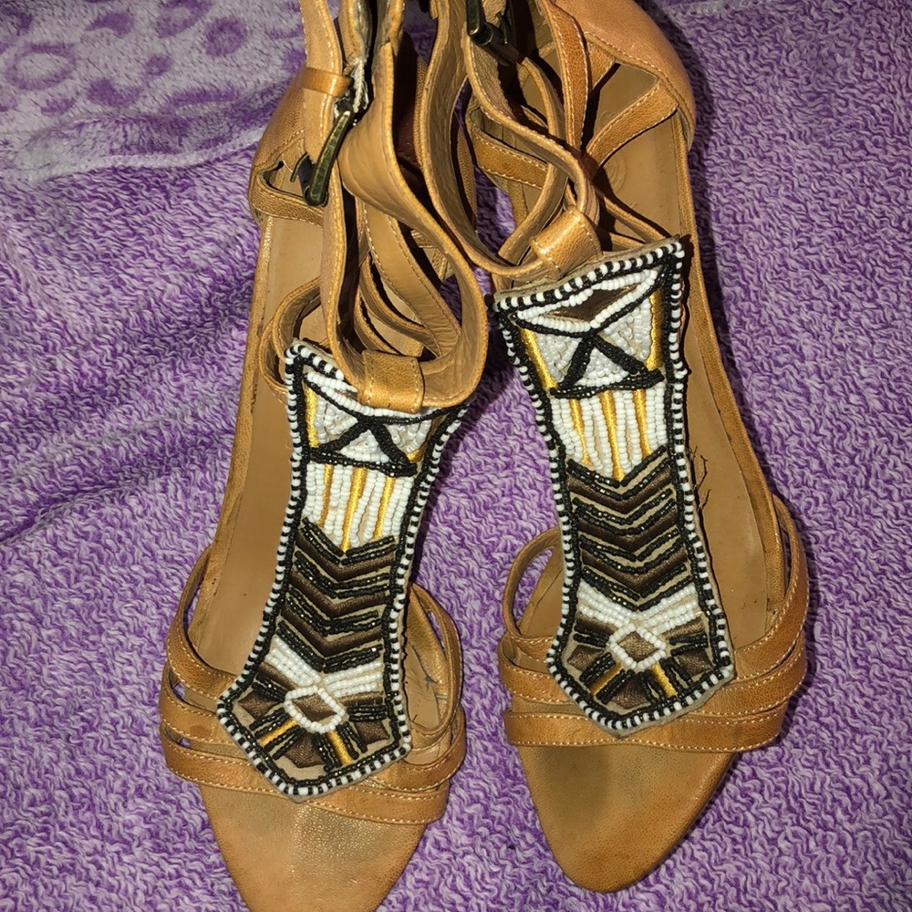 Nine West Beaded Heels